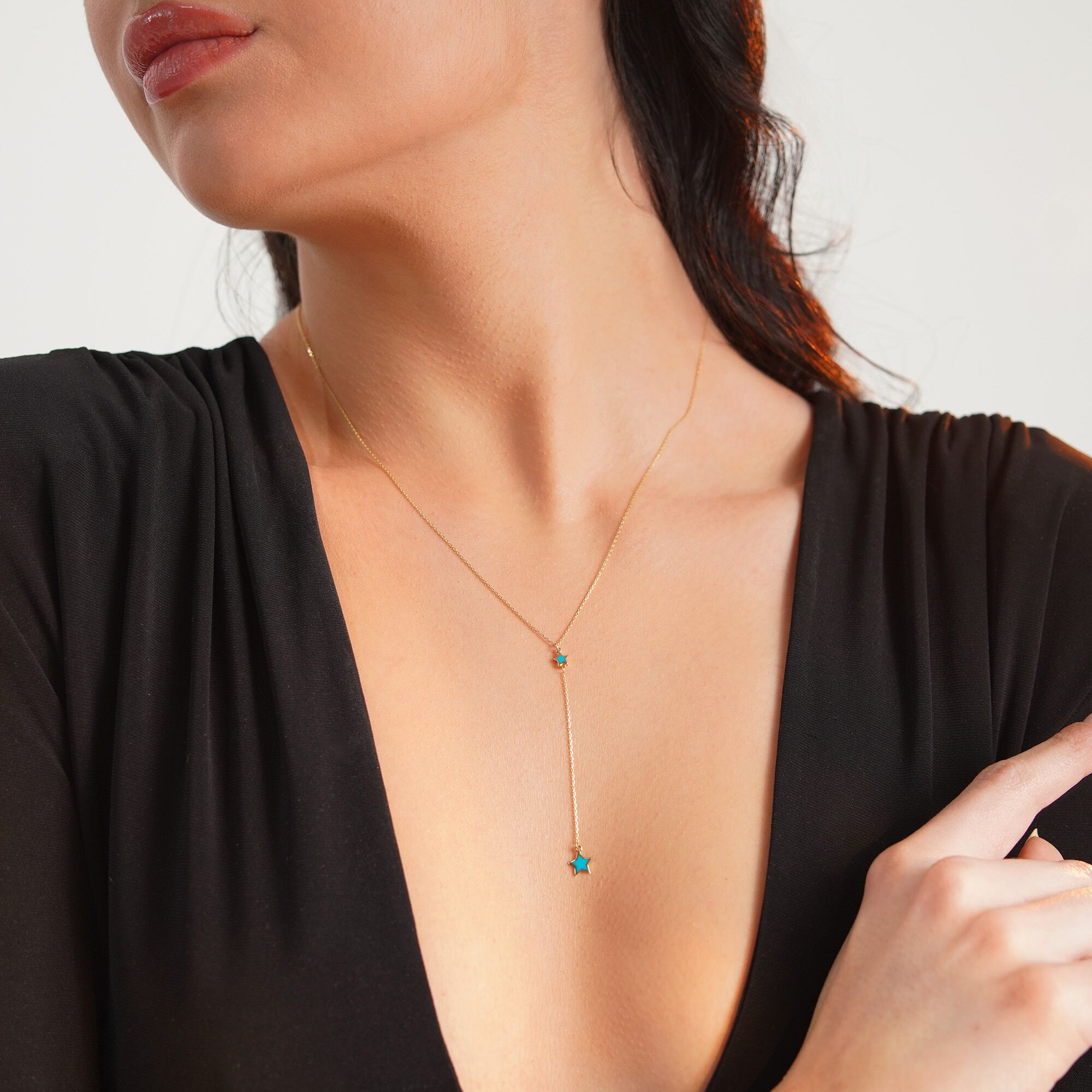 Yıldız Lariat Kolye