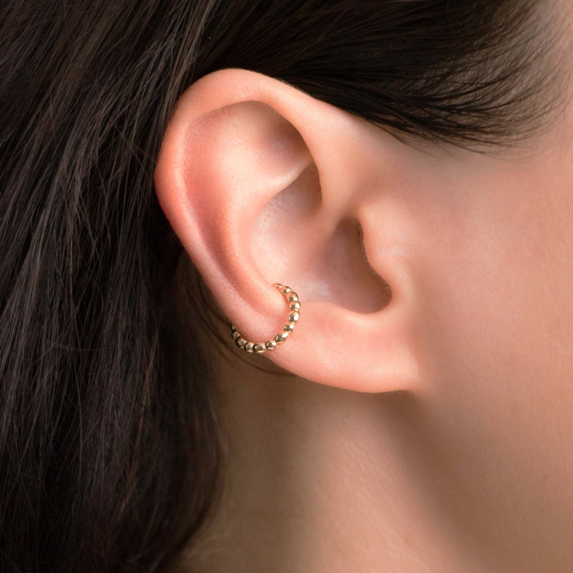 Sade Toplu Ear Cuff / Beaded Open Ear Cuff