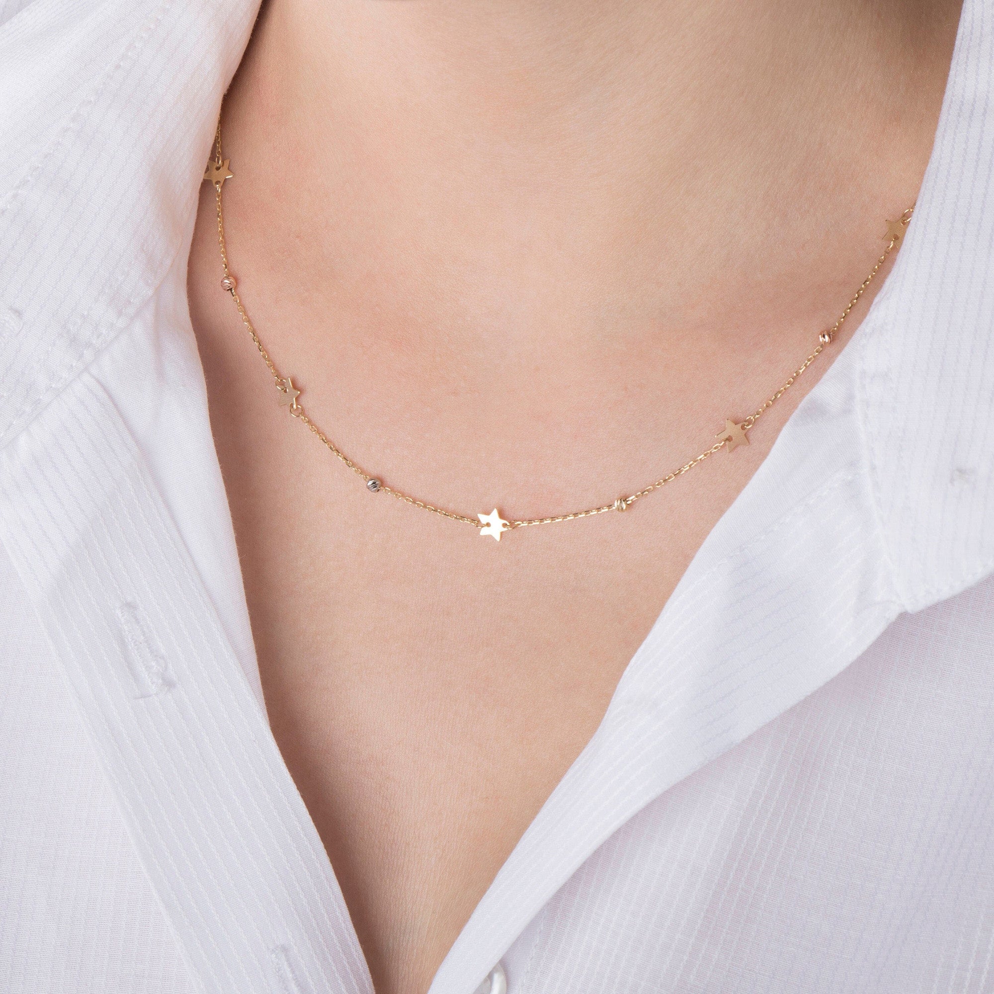 Yıldız Zincir Kolye