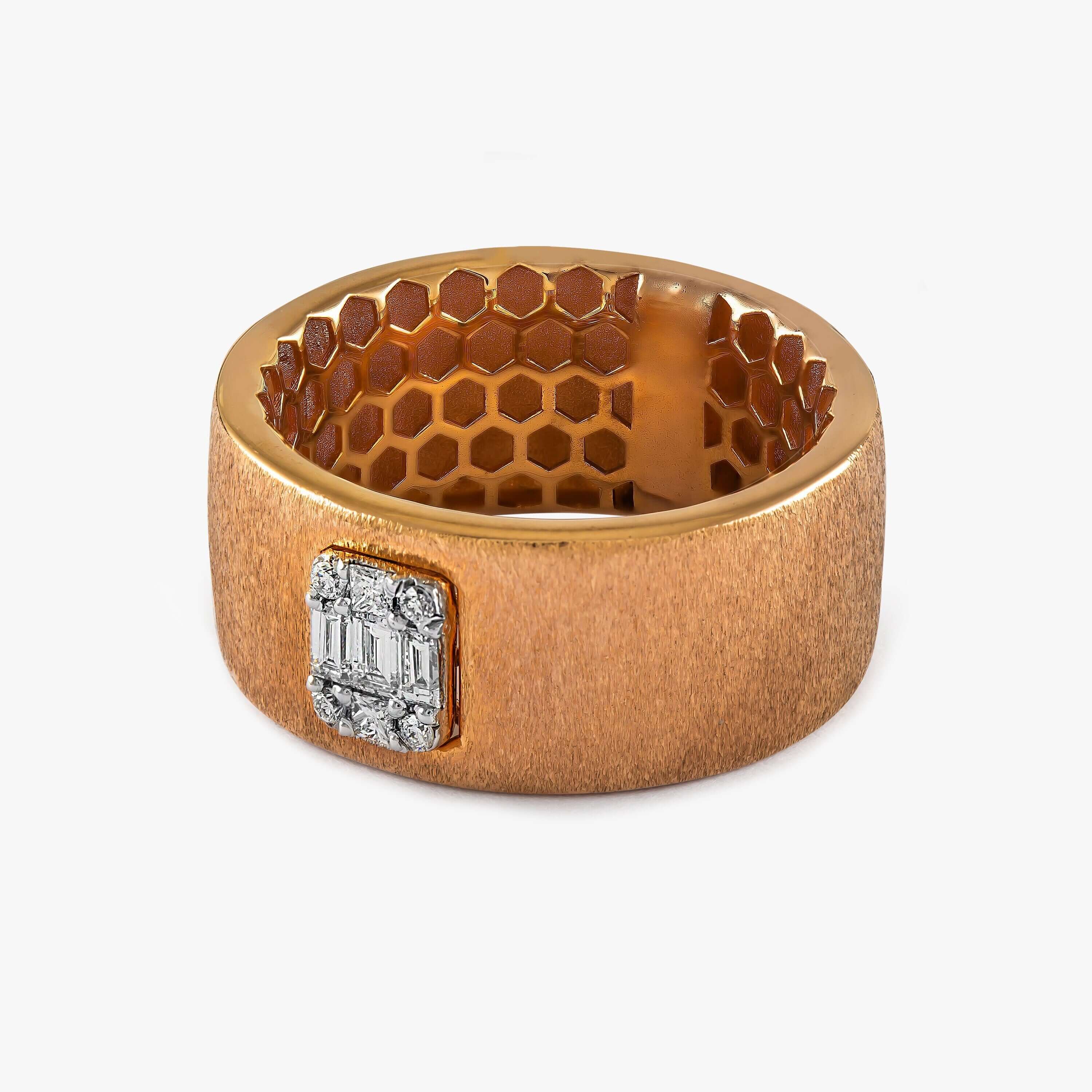 Mat Modern Baget Yüzük