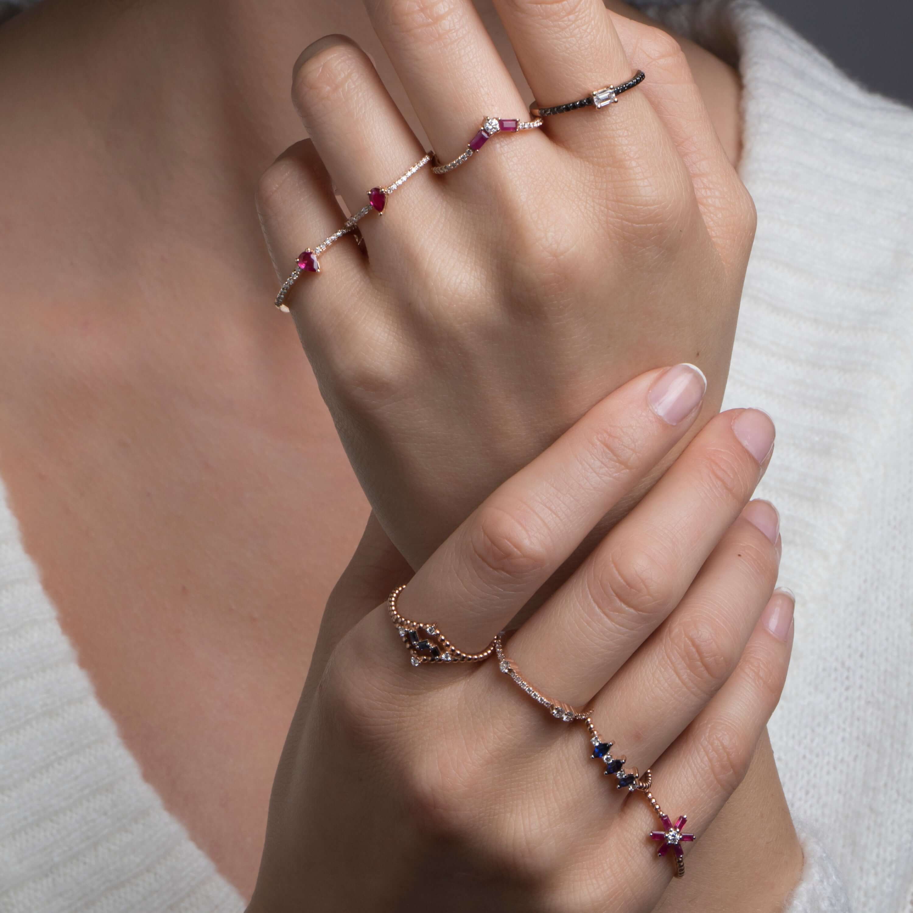 Siyah Beyaz Pırlanta Yüzük / The Black and White