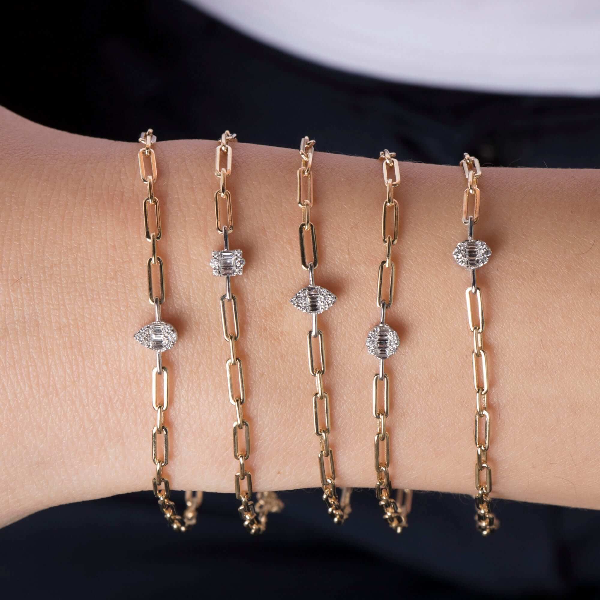 Baget Pave Pırlanta Bileklik