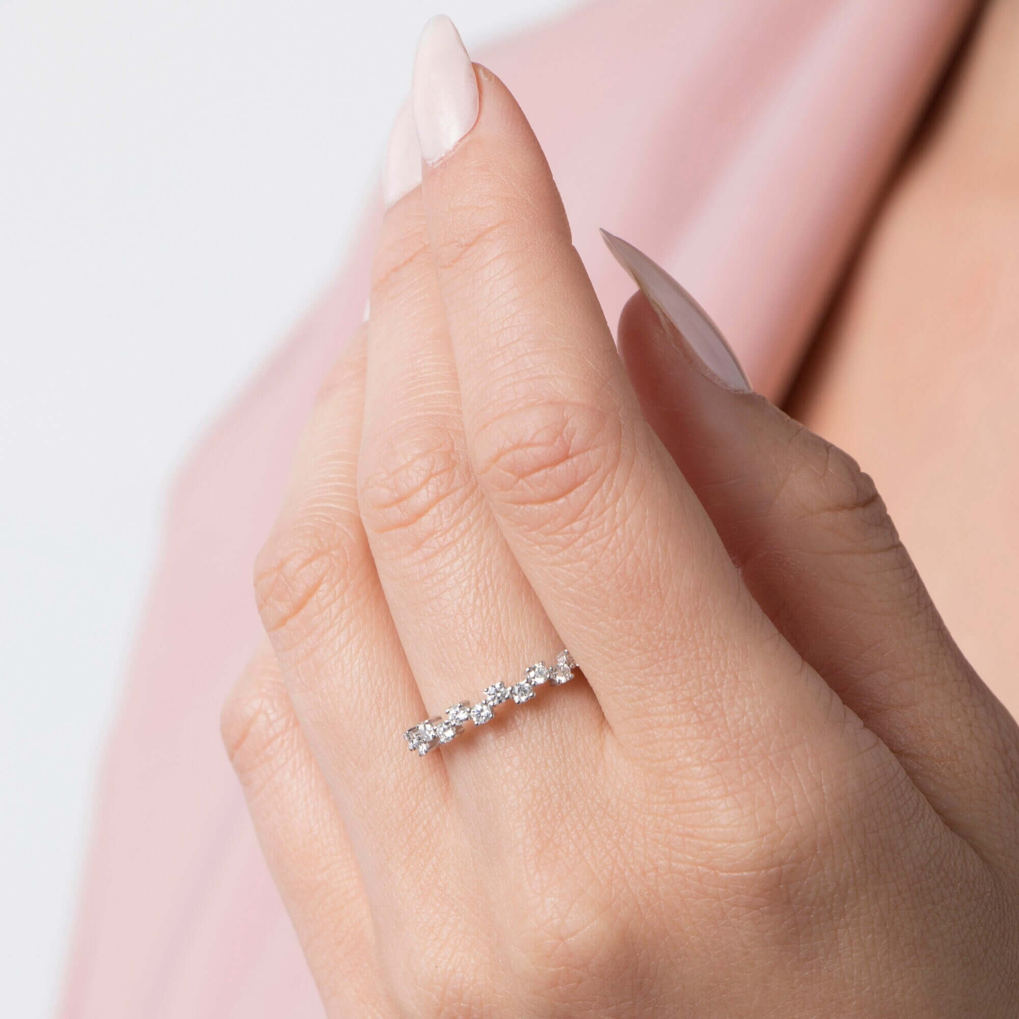 Zikzak Pırlanta Yüzük