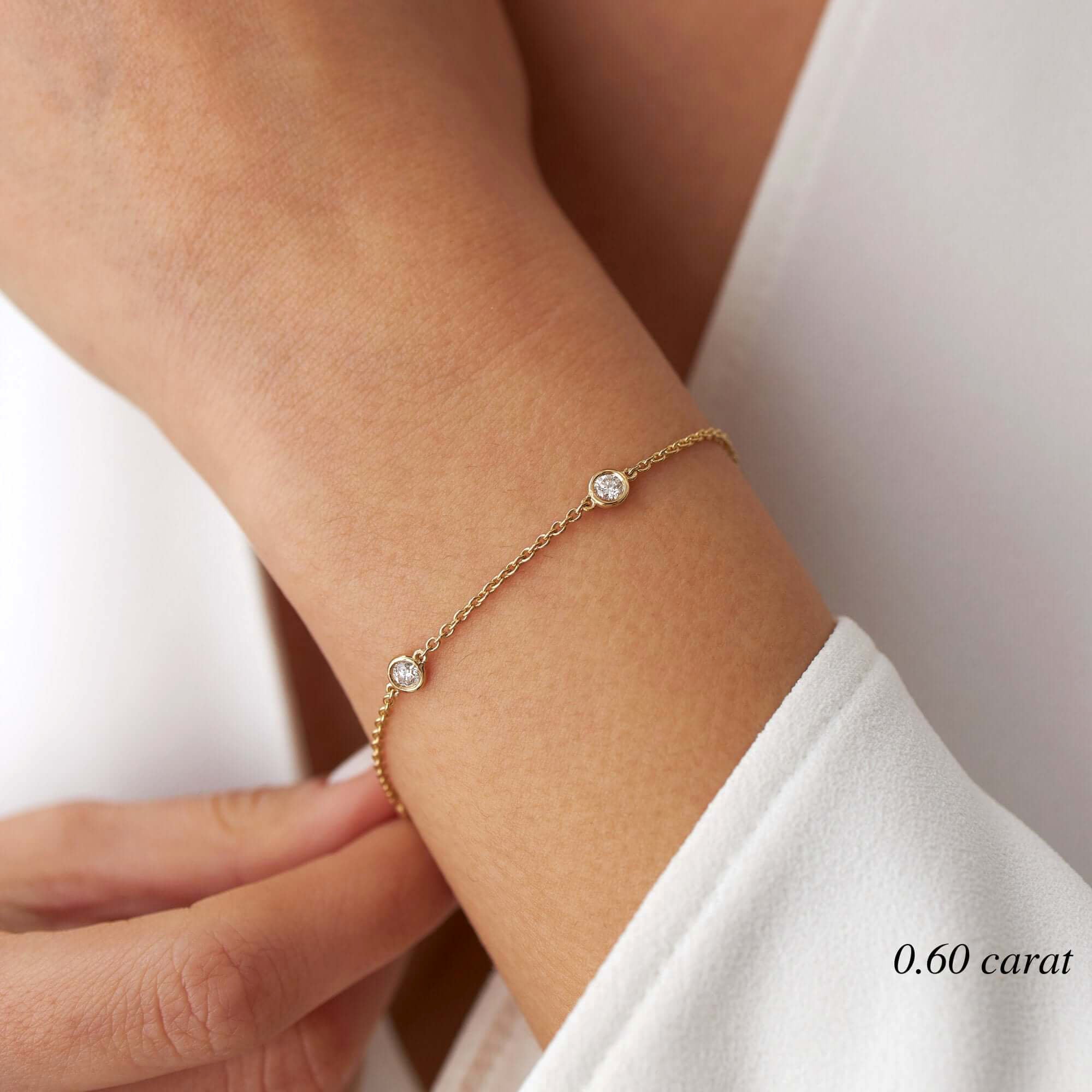 Pırlanta Beştaş Bileklik / 0.60 carat