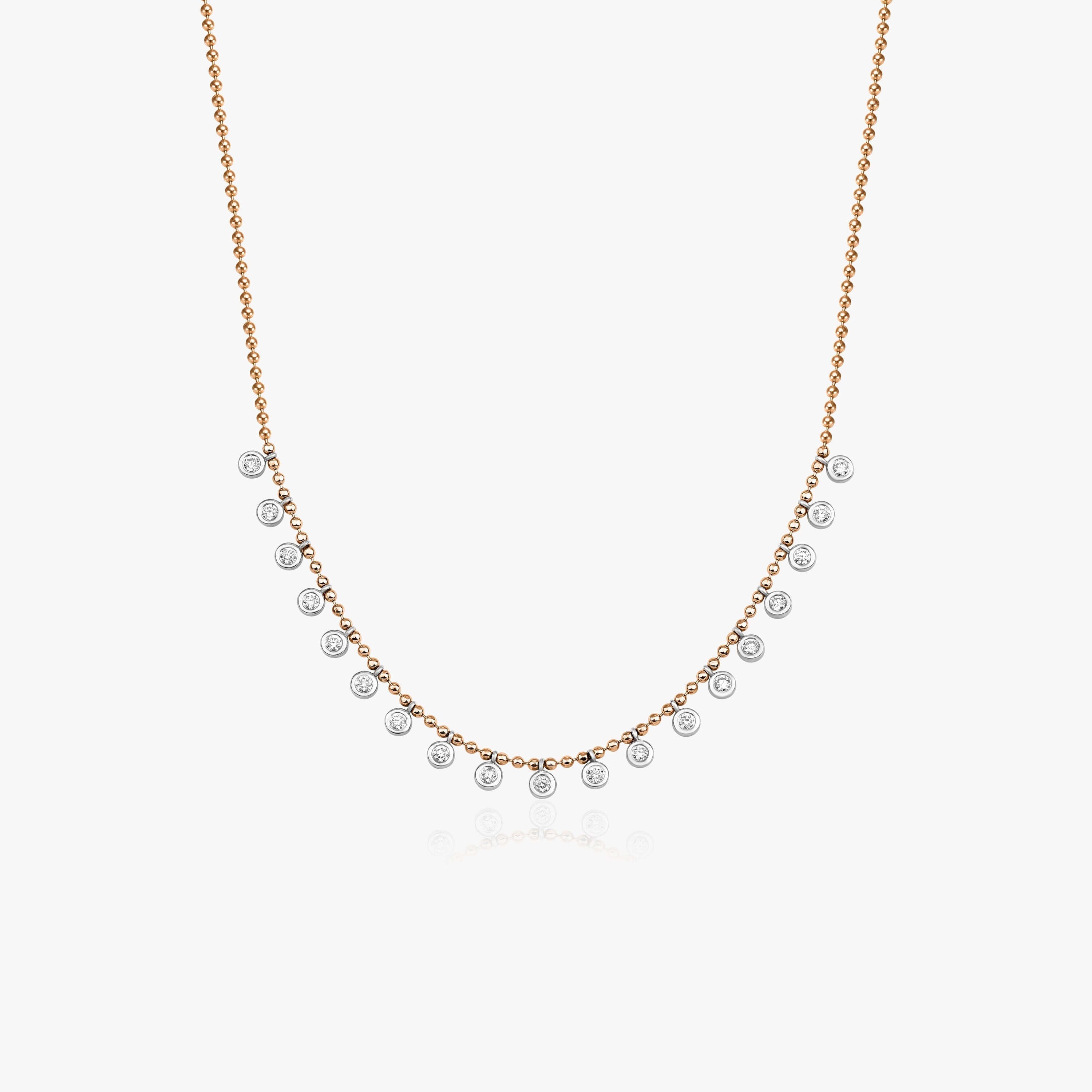 Top Zincir Pırlanta Charm Kolye / Charms On A Chain