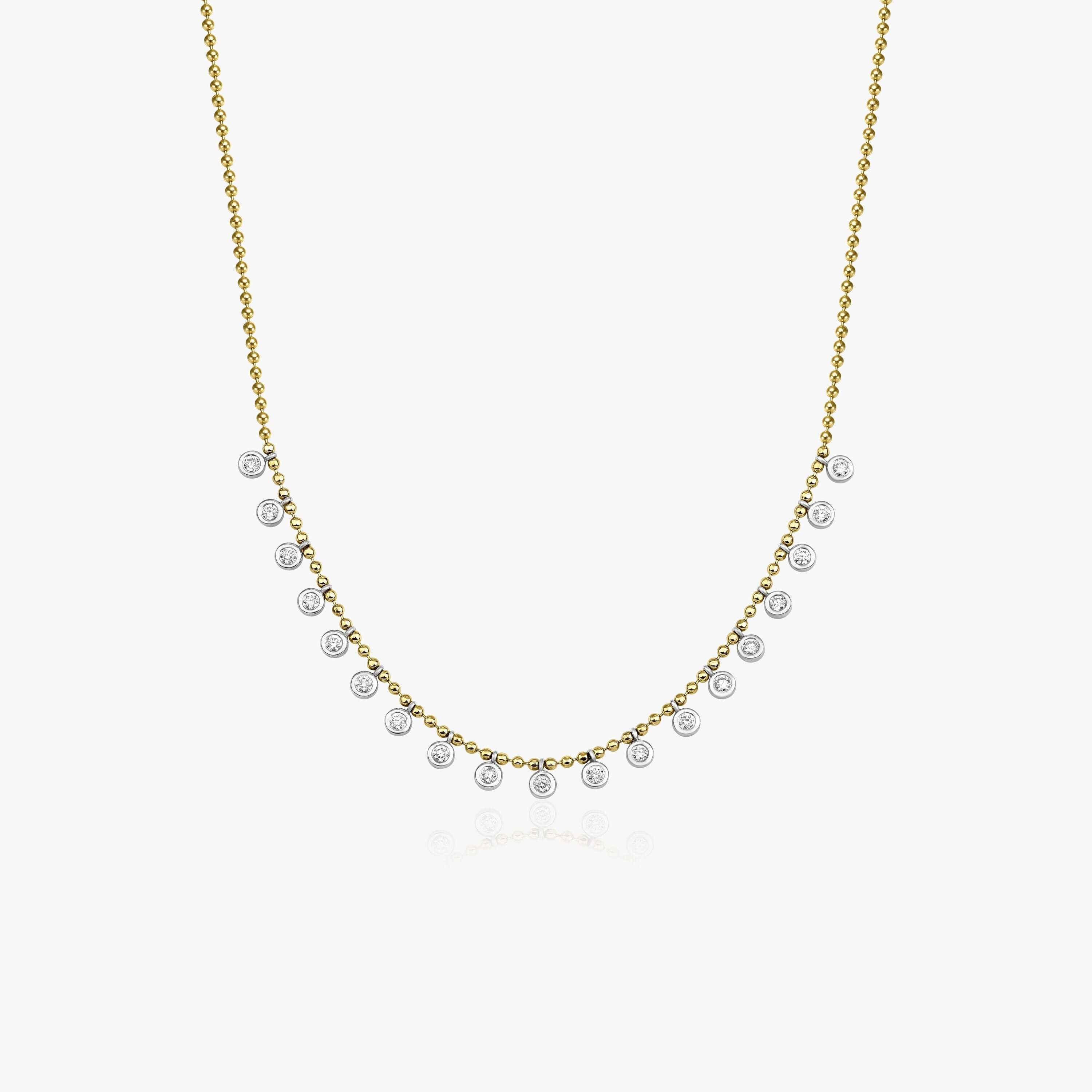 Top Zincir Pırlanta Charm Kolye / Charms On A Chain