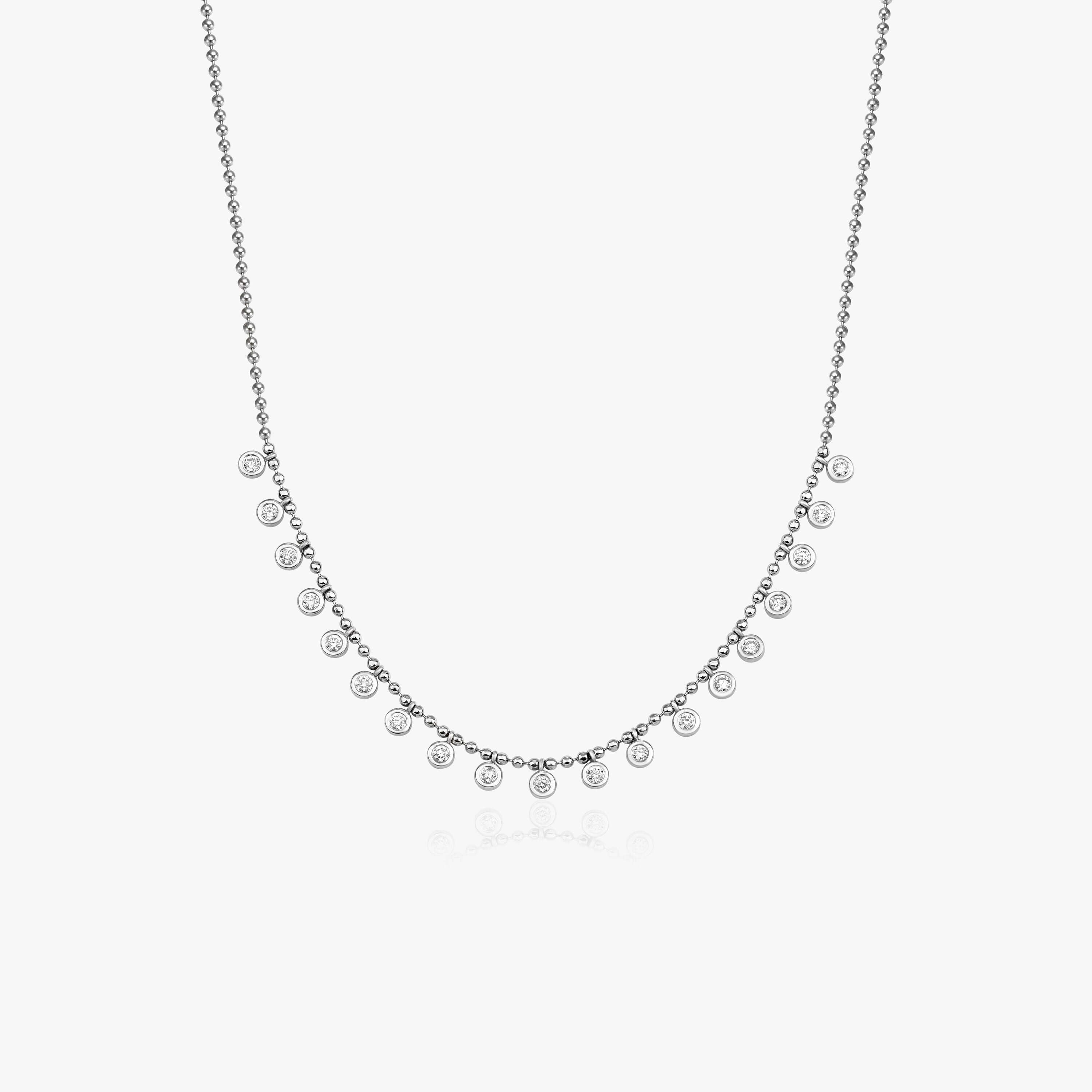 Top Zincir Pırlanta Charm Kolye / Charms On A Chain
