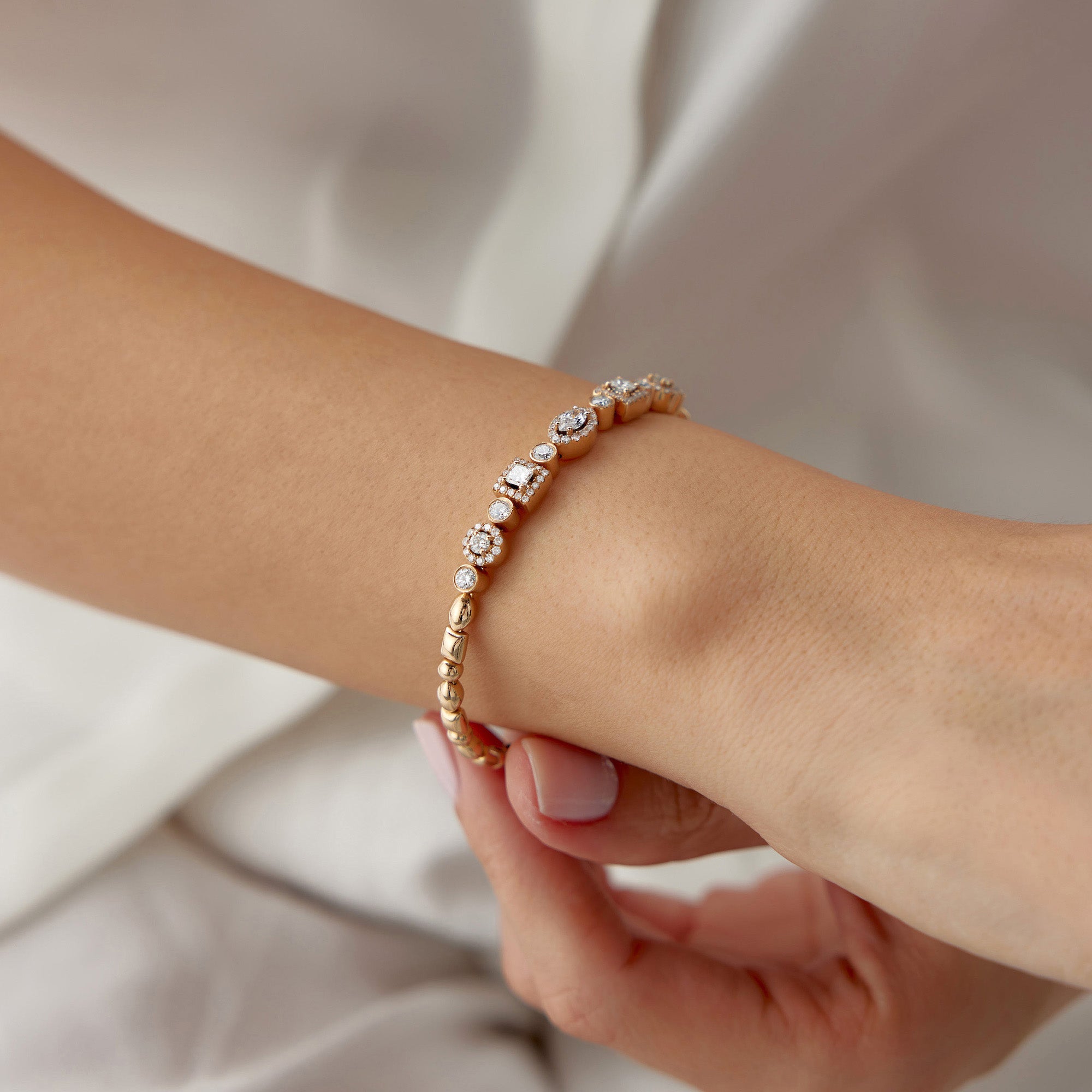 Sonsuz Pırlanta Bileklik / Eternal Diamond Bangle