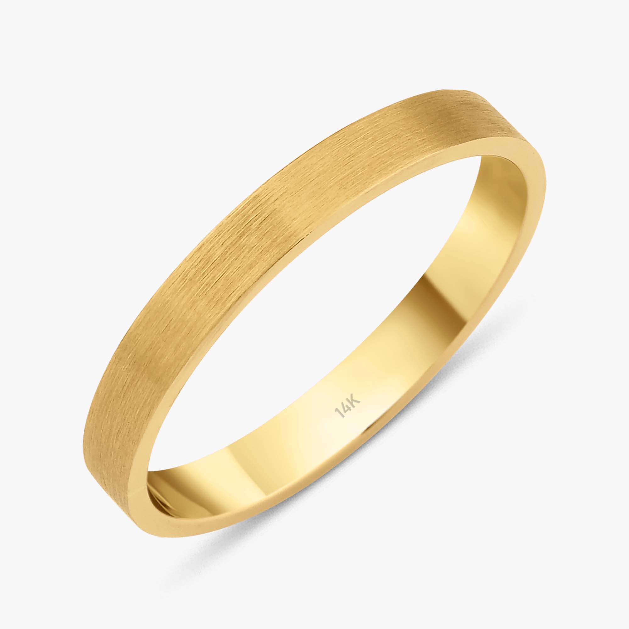 Yıldızlı Saten Alyans Seti / Starlit Satin Band Set