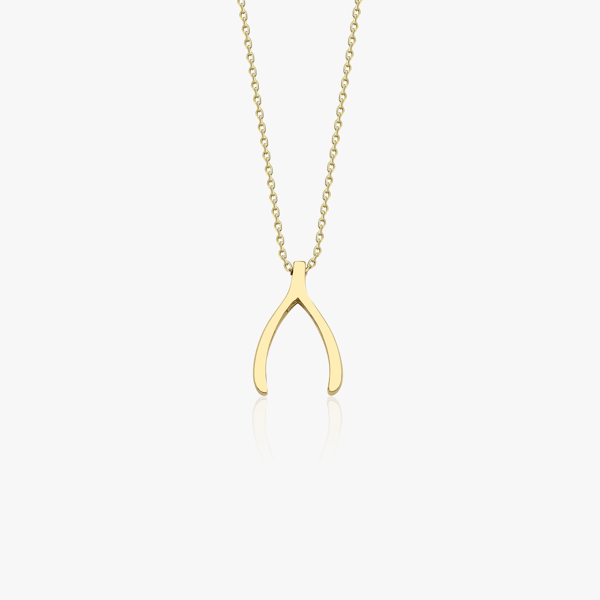 Altın Lades Kemiği Kolye / Gold Wishbone