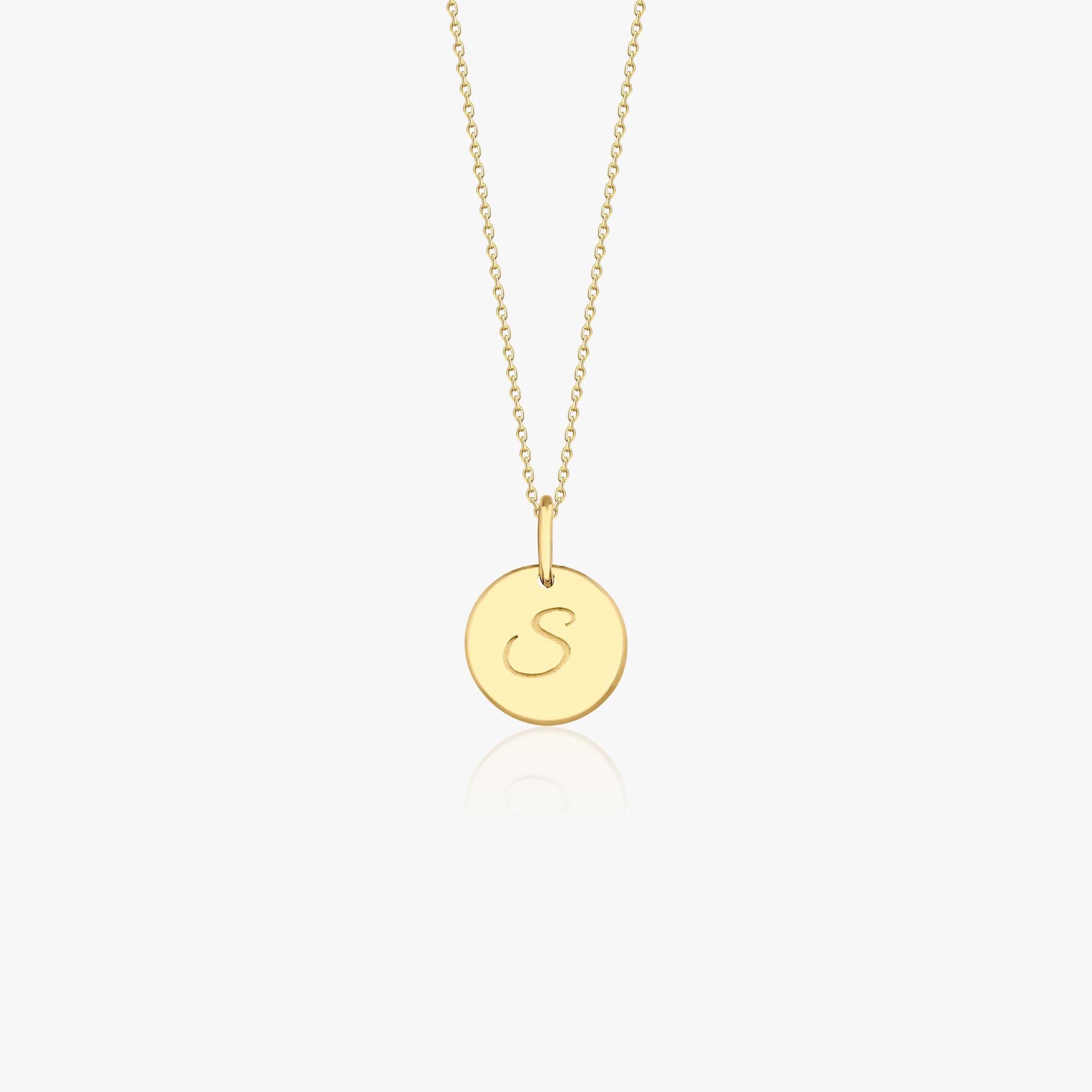 El Yazısı Minimal Harf Kolye