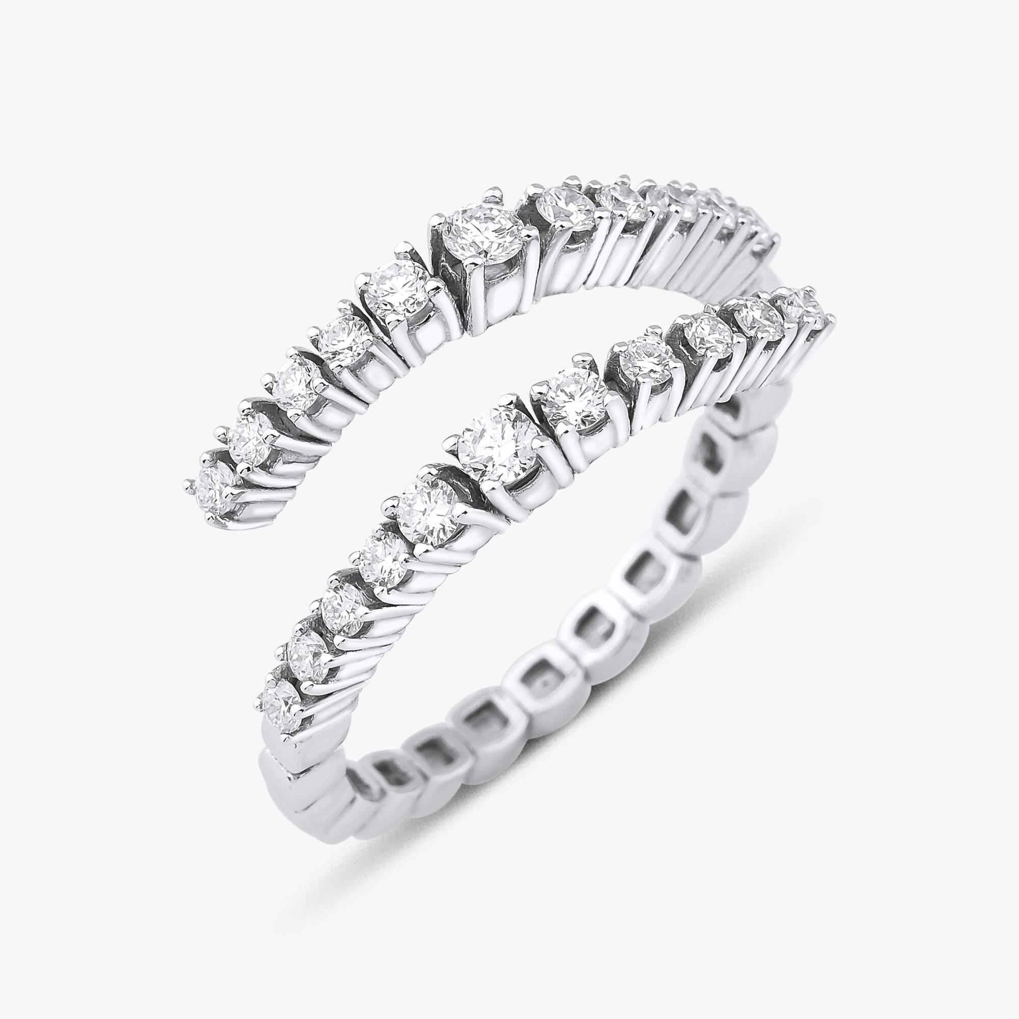 Süzme Sarmal Yüzük / Graduated Wrap Ring