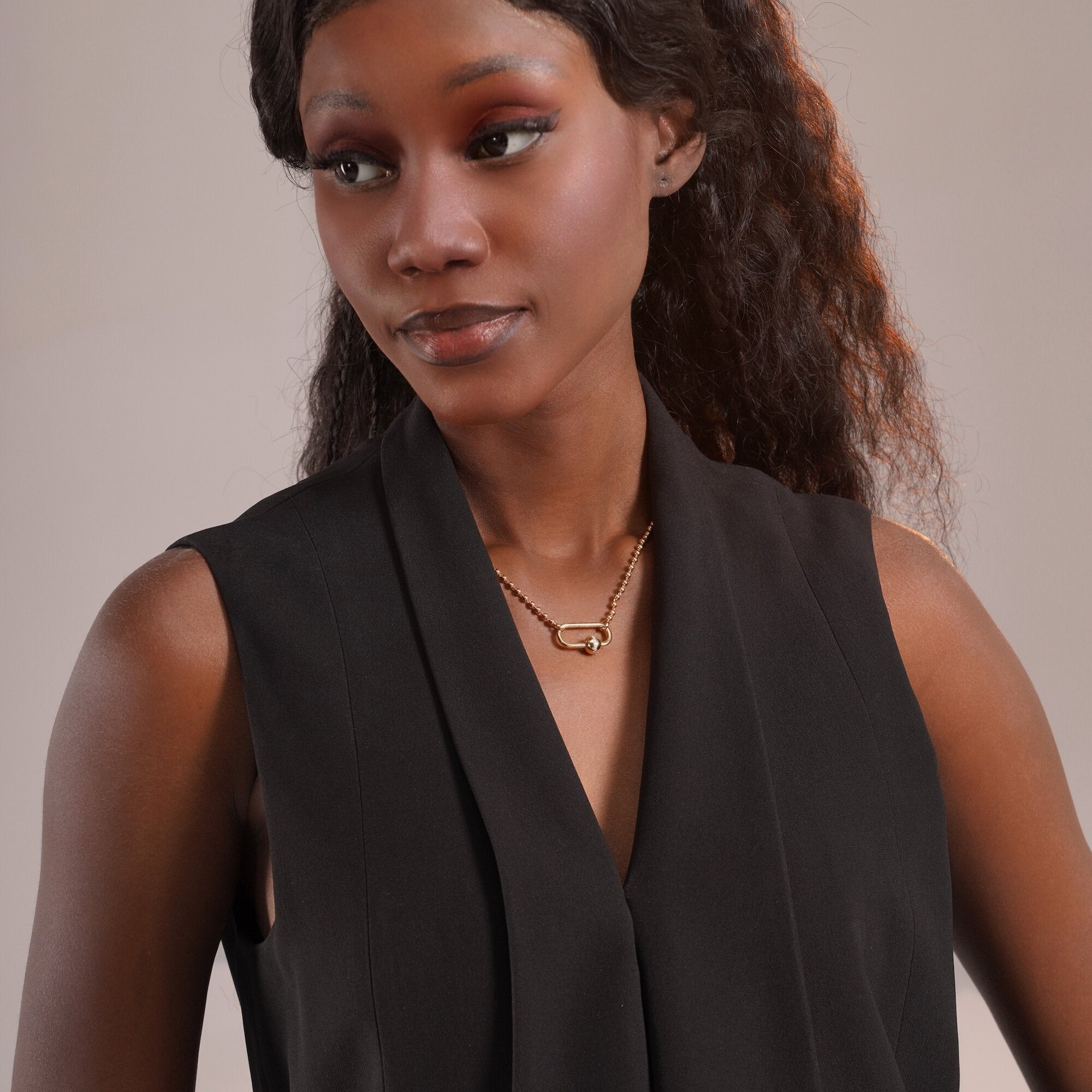 Modern Pırlanta Carabiner Kilit / Modern Diamond Carabiner Lock