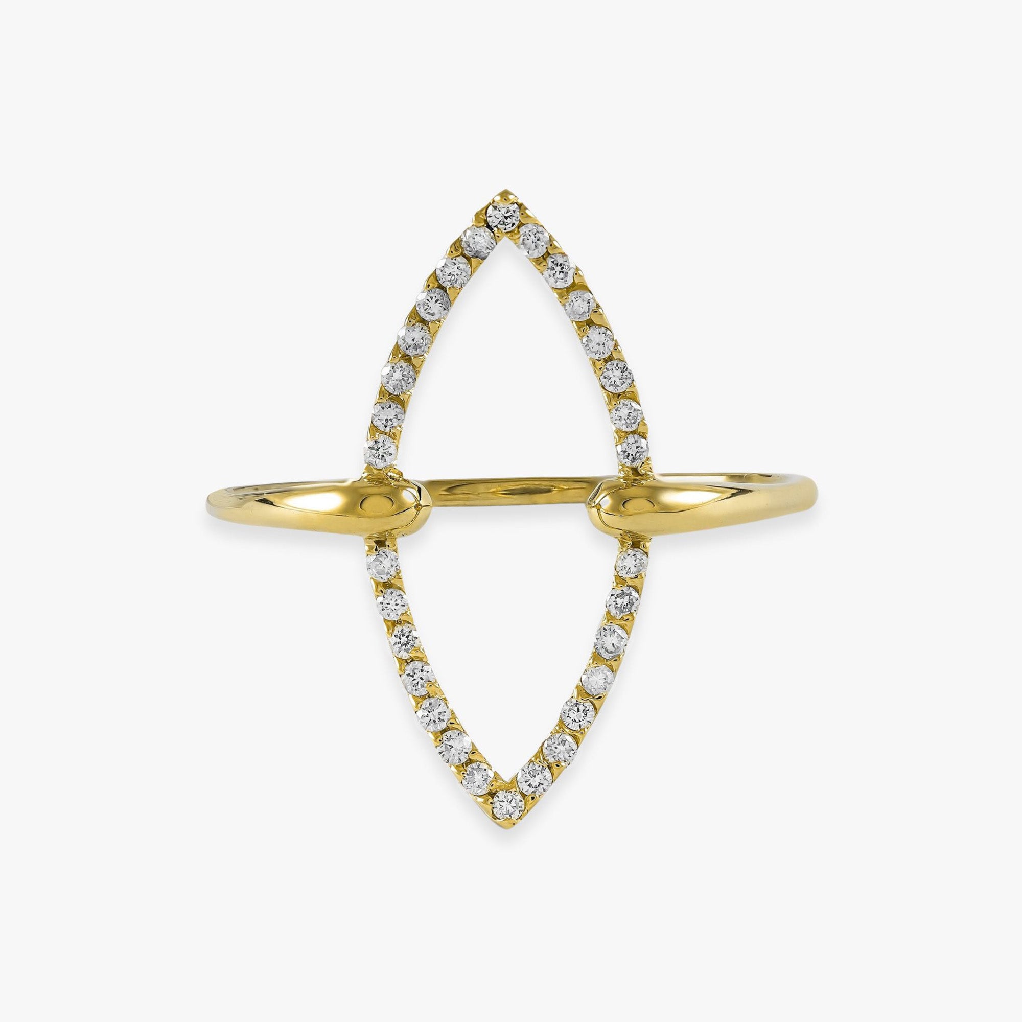 Pırlanta Açık Modern Yüzük / Diamond Dimension