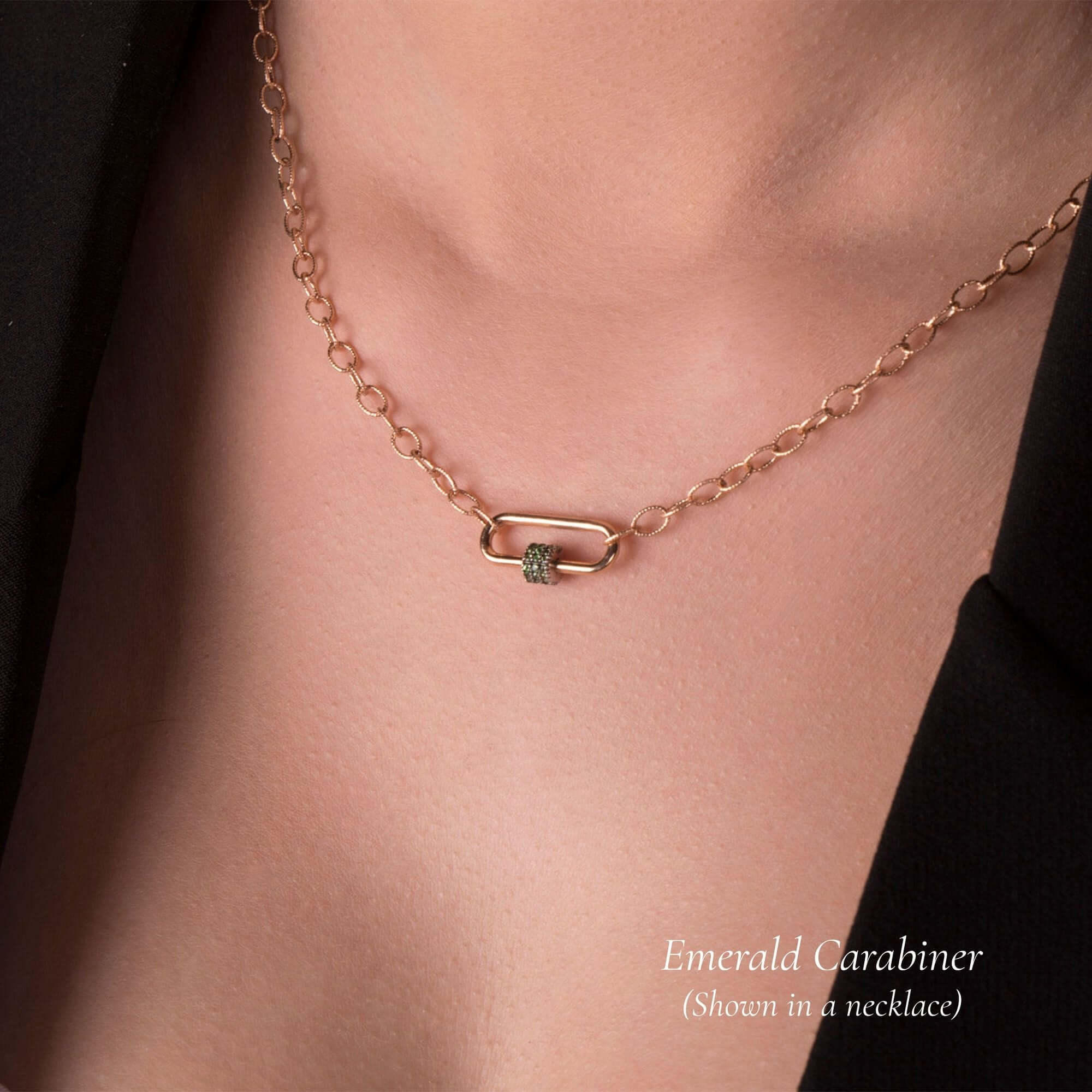 Minimal Pırlanta Carabiner Kilit / Mini Carabiner