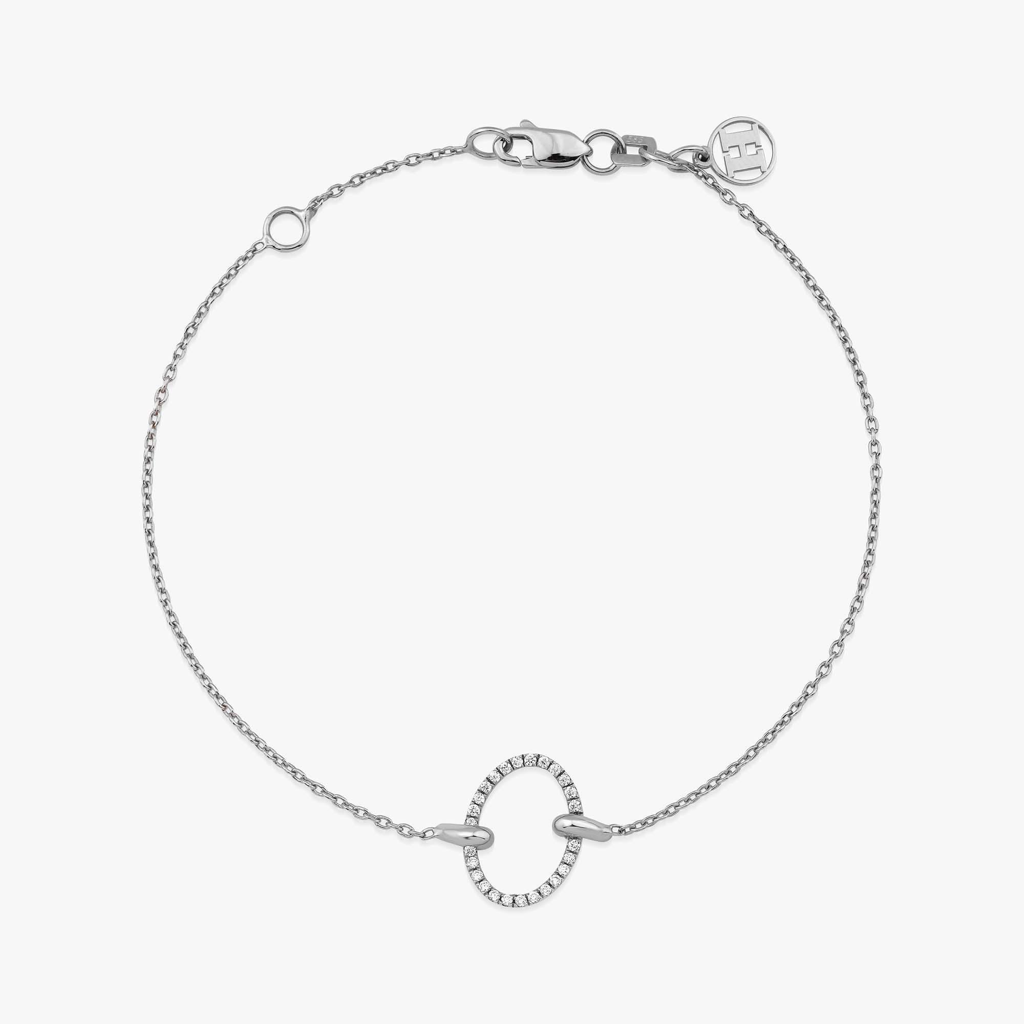 Pırlanta Oval Bileklik / Mini Diamond Oval