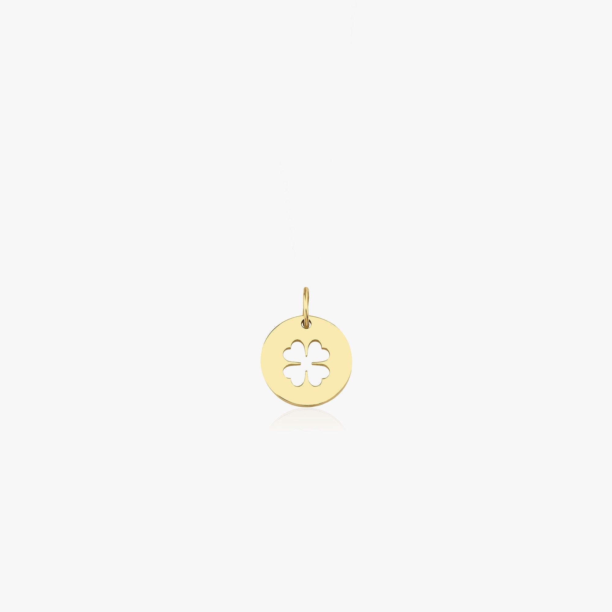 Minimal Yonca Kolye Ucu
