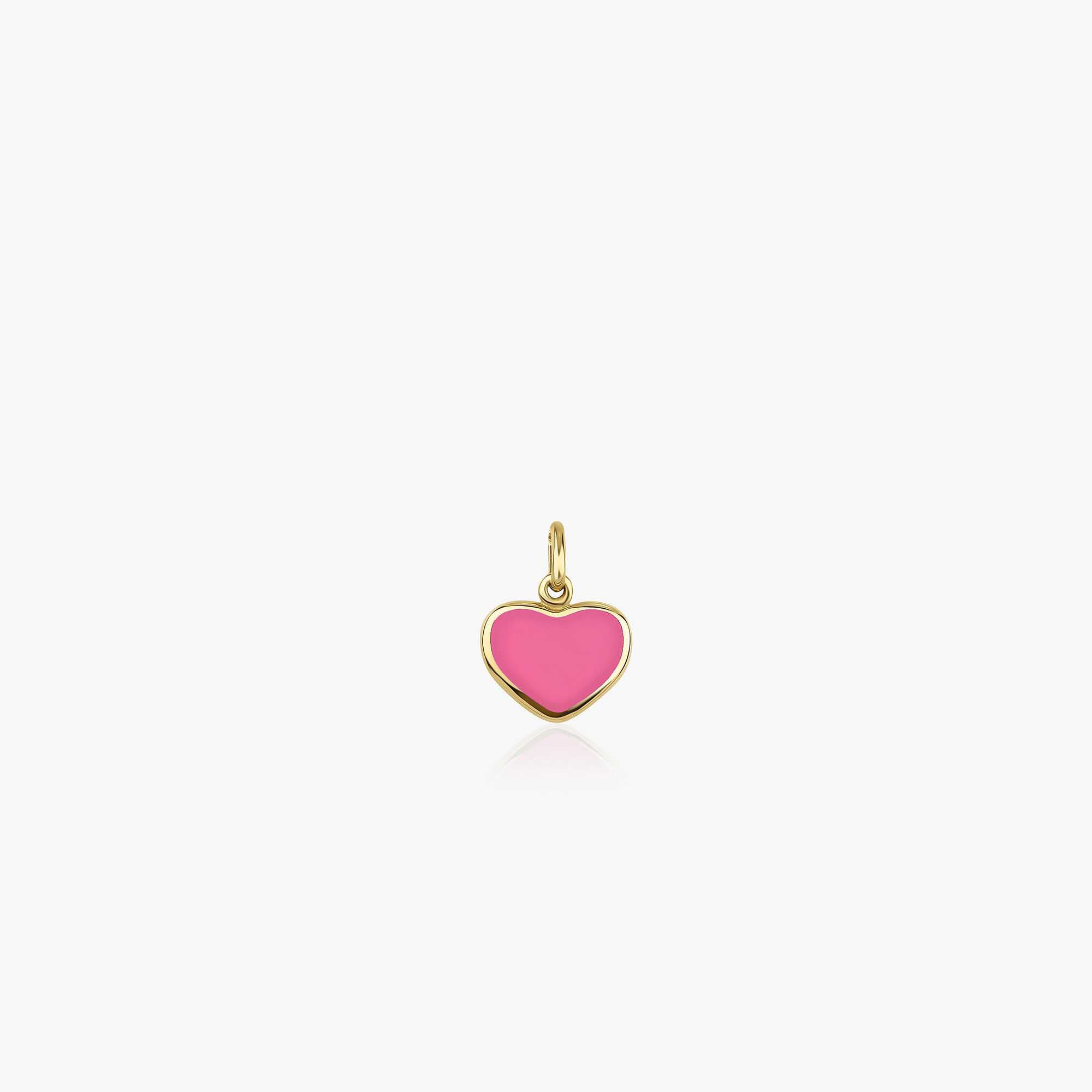 Minik Pembe Kalp Kolye Ucu