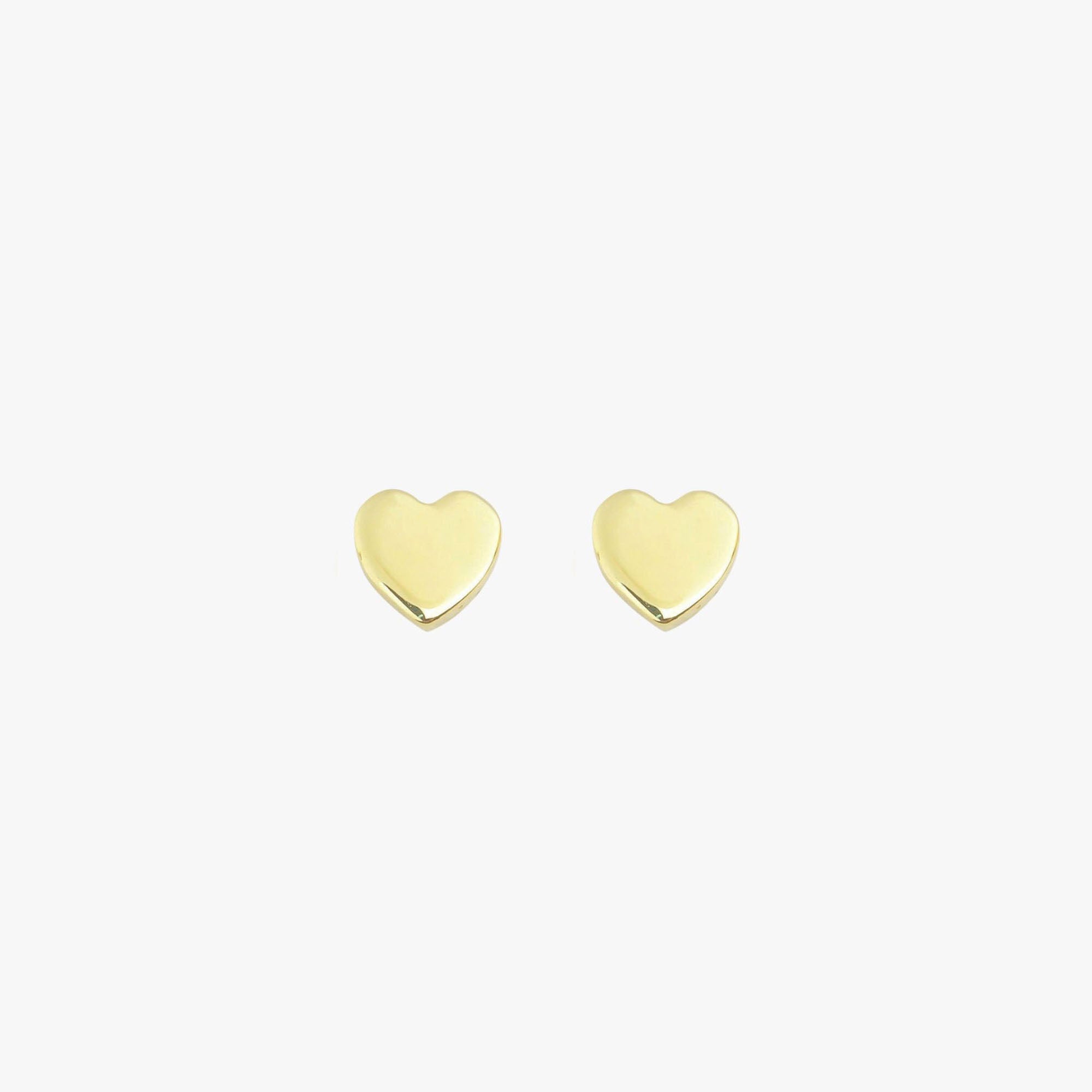 Mini Kalp Stud Küpe / Heart Studs