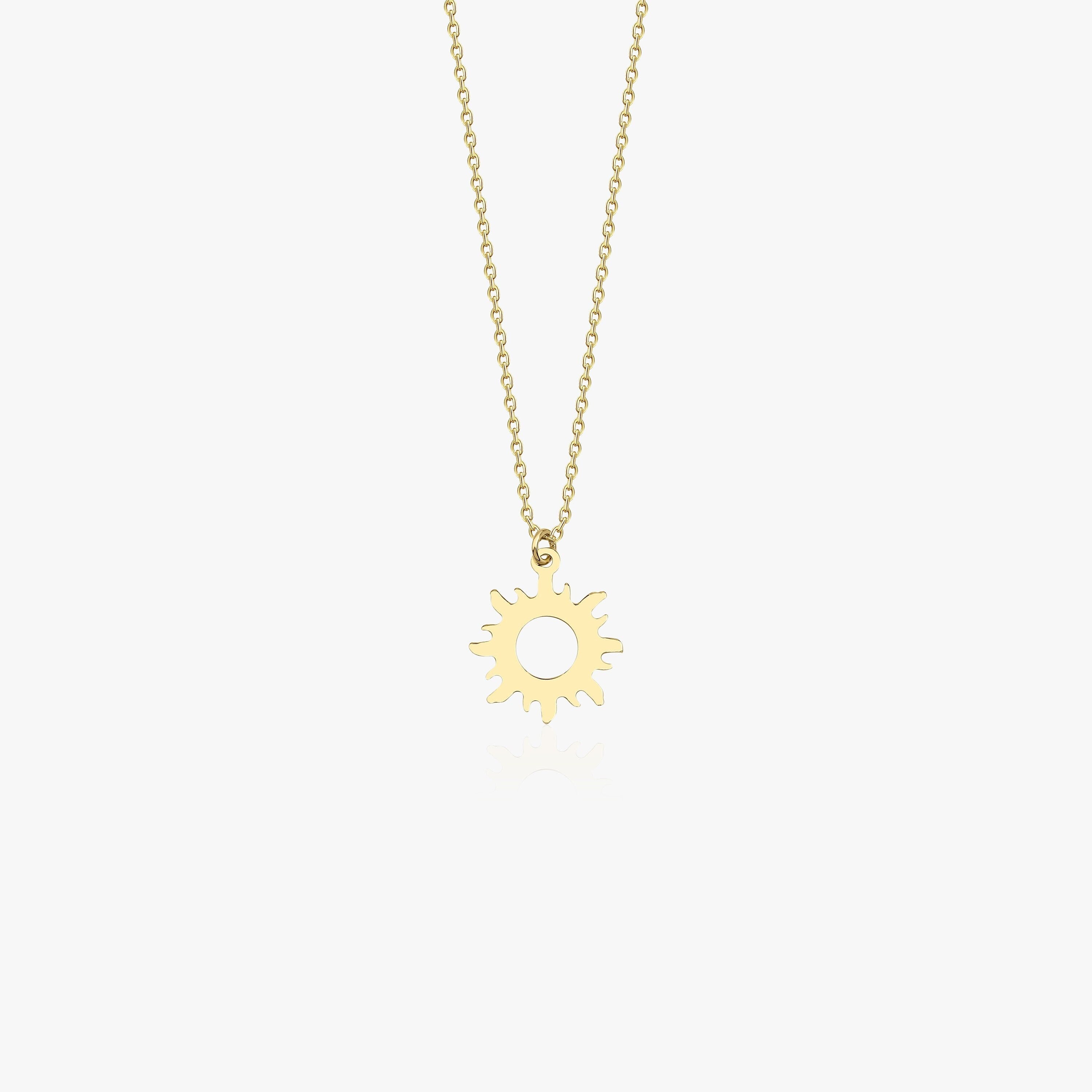 Minimal Güneş Kolye / Mini Sun